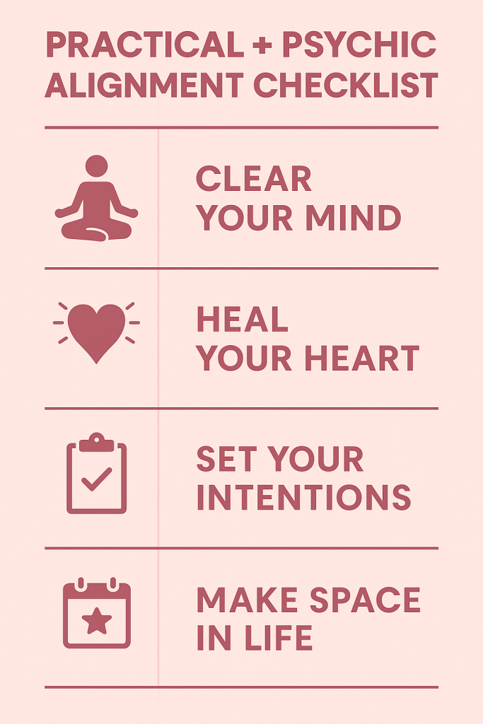 Practical + Psychic Alignment Checklist